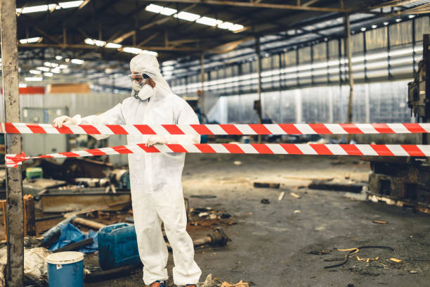 Professional Biohazard technician working in Cleveland, WI